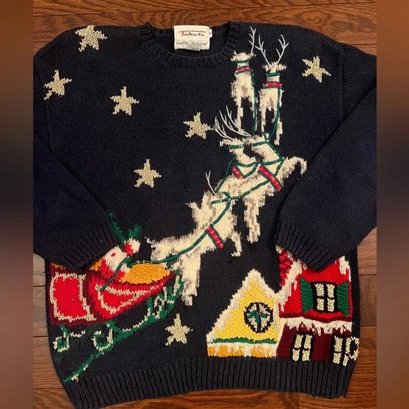Vintage Y2K Talbot’s Christmas Sweater Size Small - Picture 2 of 5